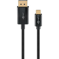 goobay Cable adaptador USB, conector USB-C > conector DisplayPort, 4K 60Hz negro