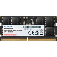 ADATA AD5S560016G-S, Memoria RAM negro
