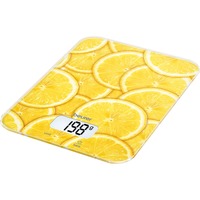 Beurer Báscula de cocina KS 19 Lemon, Balanza de cocina amarillo