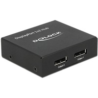 DeLOCK Divisor DisplayPort 1.2 > 2x DisplayPort 4K, Display Port Splitter  negro