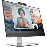 HP E24m G4 FHD USB-C Conferencing Monitor, Monitor LED negro/Plateado, 60,5 cm (23.8"), 1920 x 1080 Pixeles, Full HD, LCD, 5 ms, Negro, Plata