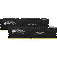 Kingston FURY FURY Beast 32GB 5200MT/s DDR5 CL40 DIMM (Kit de 2) Black, Memoria RAM negro, 32 GB, 2 x 16 GB, DDR5, 288-pin DIMM