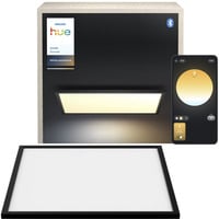 Philips Hue Hue White Ambiance Aurelle lámpara de panel cuadrada, Luz de LED negro