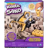 Spin Master KINETIC SAND ARENA MÁGICA - EXCAVA Y DERRIBA 454 gr de Arena magica,1 Camión de Construcción y 4 Herramientas para Mezclar, Moldear y Crear Kit Manualidades Niños 6044178 Juguetes Niños 3 Años +, Juego de arena Kinetic Sand ARENA MÁGICA - EXCAVA Y DERRIBA 454 gr de Arena magica,1 Camión de Construcción y 4 Herramientas para Mezclar, Moldear y Crear Kit Manualidades Niños 6044178 Juguetes Niños 3 Años +, Arena kinética infantil, 3 año(s), Plástico, Beige