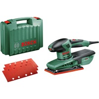 Bosch PSS 250 AE Lijadora orbital 24000 OPM Negro, Verde, Rojo 250 W verde, Lijadora orbital, Abrazadera/Velcro, Negro, Verde, Rojo, 14000 OPM, 24000 OPM, 2 mm