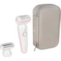 Braun Silk-épil 9 9-030 40 pinzas Blanco, Depiladora blanco/Rosa neón, Blanco, 40 pinzas, MicroGrip, Depilación, Afeitado, AC/Batería, 100 - 240 V
