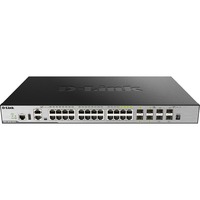 D-Link DGS-3630-28TC switch Gestionado L3 Gigabit Ethernet (10/100/1000) 1U Negro, Interruptor/Conmutador Gestionado, L3, Gigabit Ethernet (10/100/1000), Bidireccional completo (Full duplex), Montaje en rack, 1U