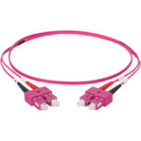 Digitus Cable de parche LWL, dúplex, conector SC > SC, multimodo OM4 violeta