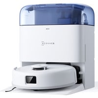 ECOVACS Deebot MINI Blue 1,4 L Sin bolsa Azul, Blanco, Robot aspirador blanco/Azul, Sin bolsa, Azul, Blanco, Alrededor, 1,4 L, 55 dB, Cepillo de rodillo y cepillo lateral