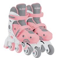 GLOBBER Learning Skates 2 en 1 Talla 30-33, Patines en línea rosa