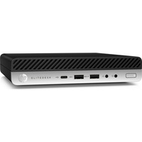 HP EliteDesk 800 G4 DM reacondicionado, Mini-PC  negro/Plateado