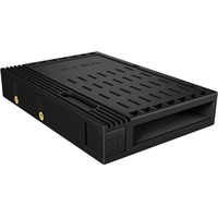 ICY BOX IB-2536StS Hard Drive Converter, Chasis intercambiable negro