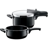Silit Set de ollas a presión Silargan Sicomatic t-Plus, Conjunto de ollas negro