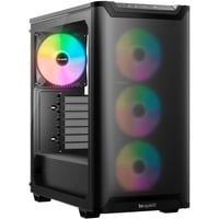 be quiet! Pure Base 501 LX Black Midi Tower Negro, Cajas de torre negro, Midi Tower, PC, Negro, ATX, micro ATX, Mini-ATX, Acrilonitrilo butadieno estireno (ABS), Vidrio, Acero, Multi