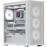 Aerocool D501A Midi Tower Negro, Madera, Cajas de torre blanco/Madera, Midi Tower, PC, Negro, Madera, ATX, micro ATX, Mini-ITX, Acrilonitrilo butadieno estireno (ABS), SPCC, Madera, Juego
