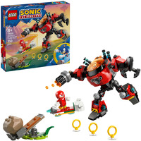 LEGO Knuckles vs. Meca Egg Crusher del Dr. Eggman, Juegos de construcción Juego de construcción, 8 año(s), Plástico, 350 pieza(s), 452 g
