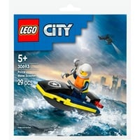 LEGO Moto Acuática de Policía, Juegos de construcción Juego de construcción, 5 año(s), Plástico, 29 pieza(s), 37 g