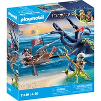 PLAYMOBIL Piratas Lucha contra el Pulpo Gigante, Juegos de construcción 