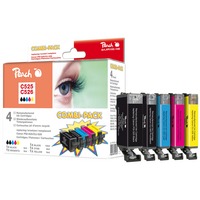 Peach PI100-140 cartucho de tinta 5 pieza(s) Compatible Negro, Cian, Foto negro, Amarillo Negro, Cian, Foto negro, Amarillo, 19 ml, 9 ml, 5 pieza(s), 410 páginas, Multipack