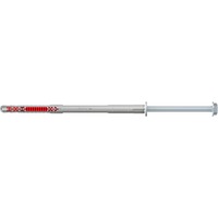 fischer Taco de vástago largo DuoXpand 10x180 FUS, Pasador gris claro/Rojo