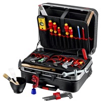 KNIPEX Maletín de herramientas "BIG Basic Move" Sanitarios, 31 piezas, Kit de herramientas negro