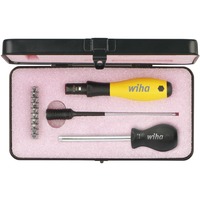Wiha Juego de destornilladores de torque TorqueVario-S ESD negro/Amarillo