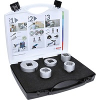 Bosch 2608599037 Kit frese a secco diamantate 5 parti 1 pz. Cortador, Conjuntos de brocas Cortador, Piedra, Azulejo, Bosch, Plata, 5 pieza(s)