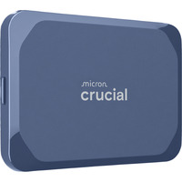 Crucial X10 SSD portátil 4 TB, Unidad de estado sólido azul