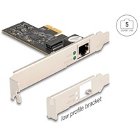 DeLOCK Tarjeta PCI Express x1 a 1 x RJ45 5 Gigabit LAN RTL8126 