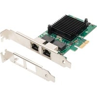 Digitus Ethernet Gigabit de 2 puertos, Adaptador de red 