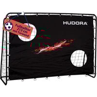 HUDORA Portería de fútbol entrenador con muro de portería negro