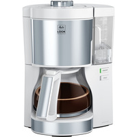 Melitta Look Perfection 1025-25, Cafetera de filtro blanco/Plateado