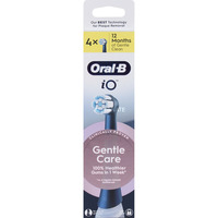 Procter & Gamble Oral-B iO Limpieza Suave Paquete de 4, Cabezal de cepillo negro