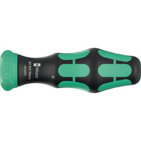 Wera 80 RA Vario portamanos con función de trinquete, Destornillador negro/Verde