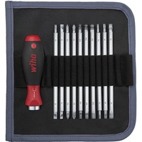 Wiha Destornillador con juego de hojas intercambiables SYSTEM 6 negro/Rojo
