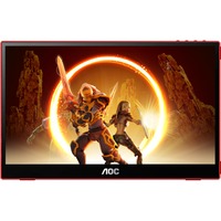 AOC 16G3, Monitor de gaming negro/Rojo