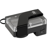 Alphacool Depósito plano Core DDCzero 90, Depósito de expansión negro/Transparente