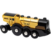 BRIO Goldene Batterielok mit Licht und Sound, Vehículo de juguete Goldene Batterielok mit Licht und Sound, 0,3 año(s)