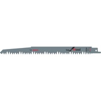 Bosch 2608650698 Hoja de sierra de sable Acero de alto carbono (HCS) 100 pieza(s) Hoja de sierra de sable, Leña, Madera, Acero de alto carbono (HCS), 5 mm, 24 cm, 100 pieza(s)