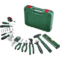 Bosch Advanced Hand Tool S, 52 piezas, Kit de herramientas verde
