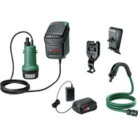 Bosch GardenPump18V-2000 (1x2.5Ah) 2000 l/h, Bombas presión e inmersión verde/Negro, Batería, 2000 l/h, Negro, Verde