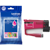 Brother LC527XLM cartucho de tinta 1 pieza(s) Original Alto rendimiento (XL) Magenta Alto rendimiento (XL), Magenta, Tinta a base de pigmentos, 1 pieza(s), 2000 páginas, Pack individual