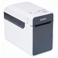 Brother TD-2125NWB impresora de etiquetas Térmica directa 203 x 203 DPI 152,4 mm/s Alámbrico Ethernet Wifi Bluetooth blanco/Gris, Térmica directa, 203 x 203 DPI, 152,4 mm/s, Alámbrico, Negro, Blanco