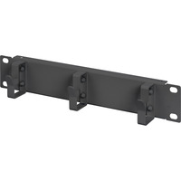 Digitus Panel de parcheo de 10" para armarios de red y servidores, Guía para cable negro