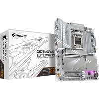GIGABYTE X870 AORUS ELITE WIFI7 ICE Placa Base - Compatible con CPUs AMD Ryzen 9000, 16+2+2 fases VRM digital, hasta 8200MHz DDR5 (OC), 3xPCIe 5.0 + 1xPCIe 4.0, Wi-Fi 7, LAN 2.5GbE, USB 4 plateado, 16+2+2 fases VRM digital, hasta 8200MHz DDR5 (OC), 3xPCIe 5.0 + 1xPCIe 4.0, Wi-Fi 7, LAN 2.5GbE, USB 4, AMD, Zócalo AM5, AMD Ryzen 7000 Series, AMD Ryzen 8000 Series, AMD Ryzen 9000 Series, Zócalo AM5, 256 GB, DDR5-SDRAM