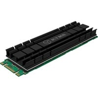ICY BOX IB-M2HS-701 M.2 NVMe SSD Disipador térmico/Radiador Negro 1 pieza(s), Cuerpo de refrigeración negro, Disipador térmico/Radiador, Negro