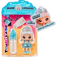 MGA Entertainment Yummiland Lipgloss Doll- Callie Birthday Cake, Muñecos Minifigura, Femenino, 4 año(s), Niño/niña, Multicolor
