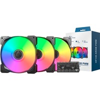 Montech HP140 ARGB PWM 140x140x25, Ventilador negro