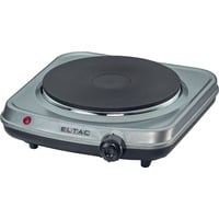 Rommelsbacher Placa de cocción individual ELTAC EK 18 plateado/Negro