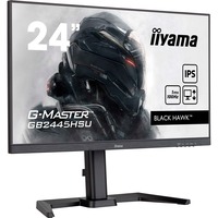 iiyama G-MASTER GB2445HSU-B2 LED display 58,4 cm (23") 1920 x 1080 Pixeles Full HD Negro, Monitor de gaming negro (mate), 58,4 cm (23"), 1920 x 1080 Pixeles, Full HD, LED, 1 ms, Negro